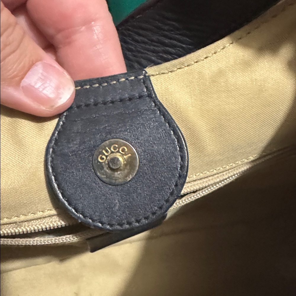 Gucci Black Monogram Hobo Shoulder Bag - Picture 7 of 12